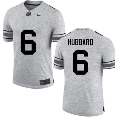 Men's Ohio State Buckeyes #6 Sam Hubbard Gray Nike NCAA College Football Jersey Special RQT3544MH